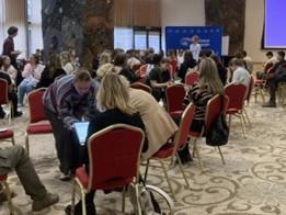 Liv addressing the conference