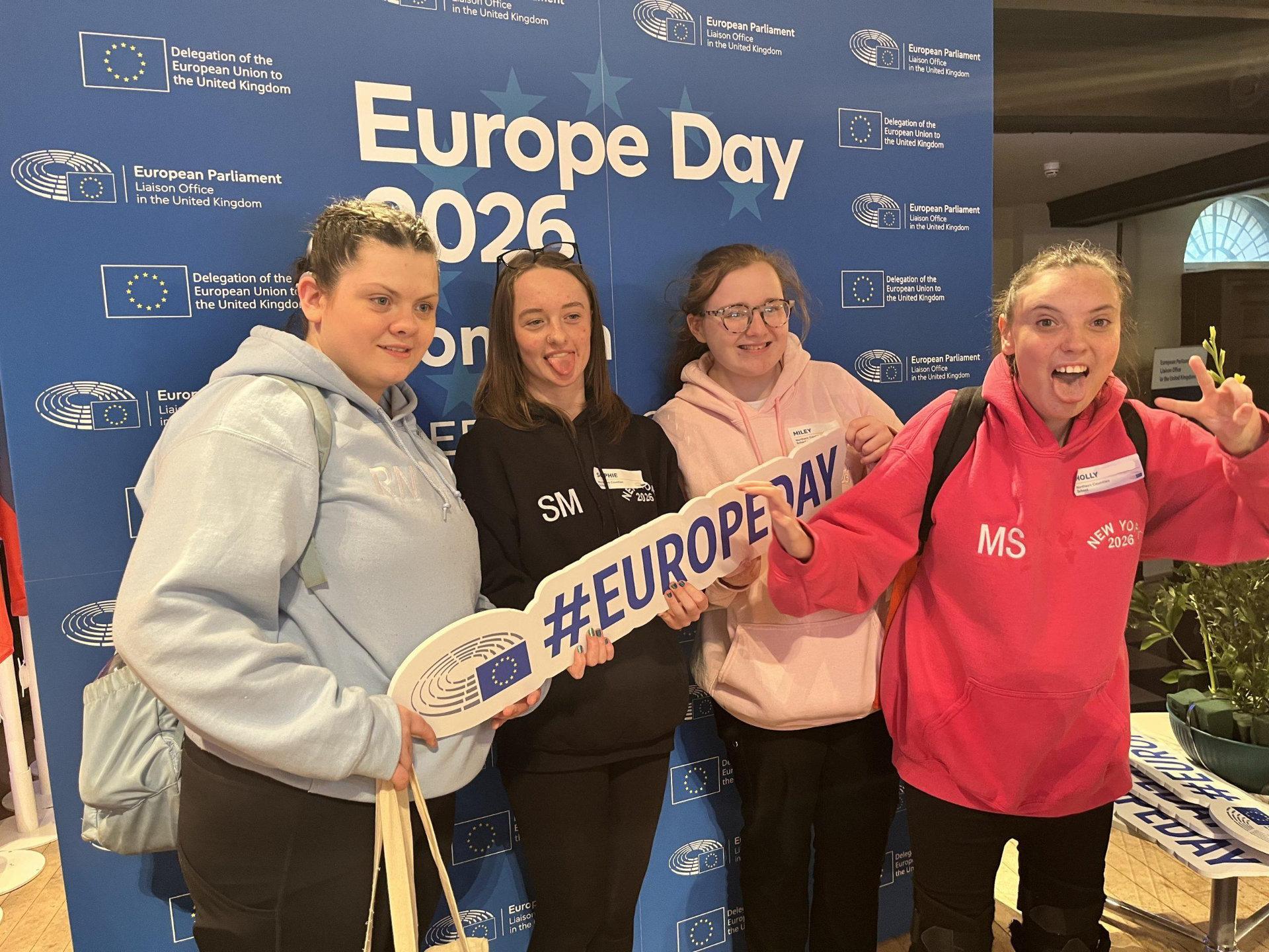 Northern Counties School Attending Europe Day in London