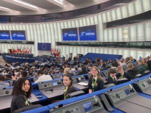 Loreto High Visit to the European Parliament in Strasbourg