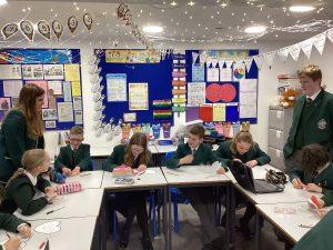 Valentine’s Day languages and craft activity