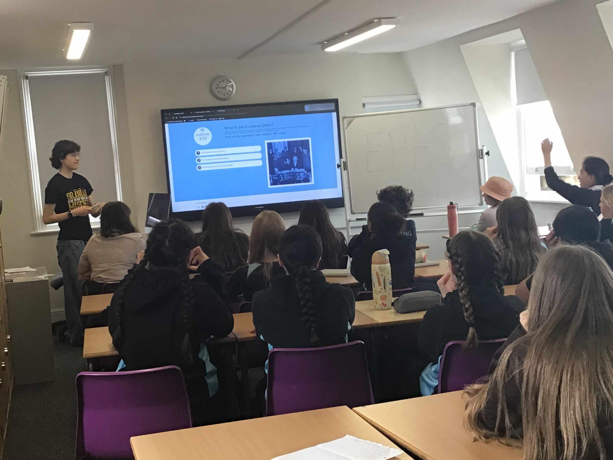 Junior Ambassadors teach lessons about democracy