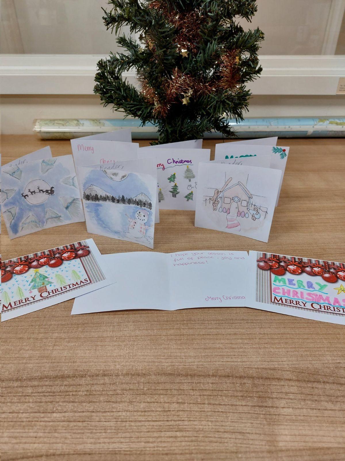Christmas cards for refugees